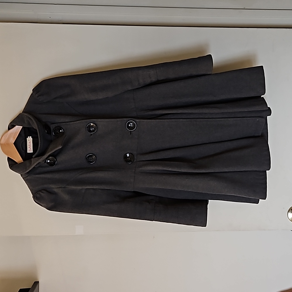 Gray Wool Winter Coat - image 1